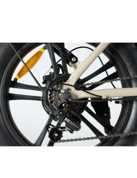 Nilox eBike X9 Nero, Sabbia 50,8 cm (20") Litio