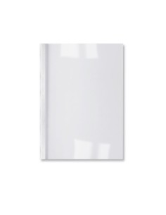 GBC Copertine rilegatura termica LeatherGrain 3 mm bianche (100)
