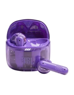 JBL Tune Flex Ghost Edition Auricolare True Wireless Stereo (TWS) In-ear Musica e Chiamate Bluetooth Viola, Translucent