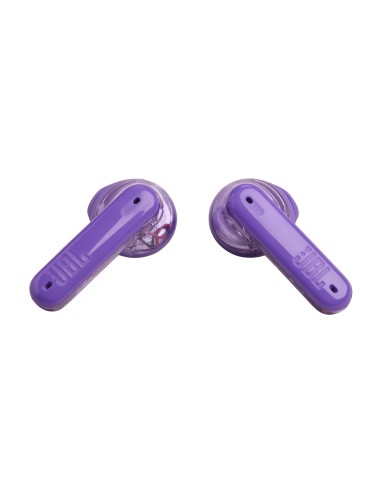 JBL Tune Flex Ghost Edition Auricolare True Wireless Stereo (TWS) In-ear Musica e Chiamate Bluetooth Viola, Translucent
