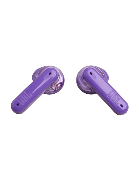 JBL Tune Flex Ghost Edition Auricolare True Wireless Stereo (TWS) In-ear Musica e Chiamate Bluetooth Viola, Translucent