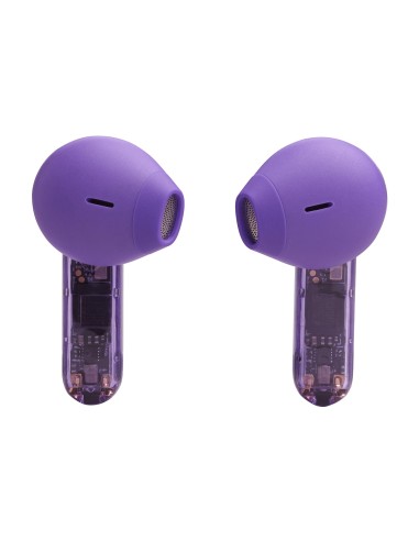 JBL Tune Flex Ghost Edition Auricolare True Wireless Stereo (TWS) In-ear Musica e Chiamate Bluetooth Viola, Translucent