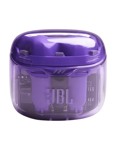 JBL Tune Flex Ghost Edition Auricolare True Wireless Stereo (TWS) In-ear Musica e Chiamate Bluetooth Viola, Translucent