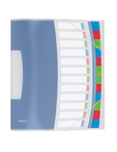 Esselte 624030 divisore Blu, Multicolore 1 pz