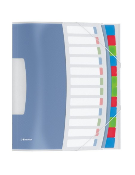 Esselte 624030 divisore Blu, Multicolore 1 pz