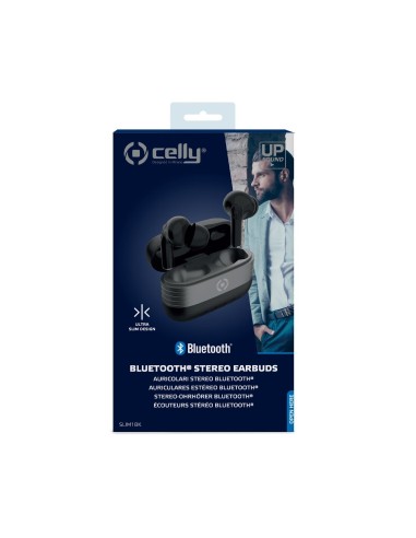 Celly Slim1 Auricolare Wireless In-ear Musica e Chiamate Bluetooth Nero