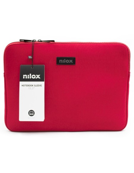 Nilox NXF1304 borsa per laptop 33,8 cm (13.3") Custodia a tasca Rosso