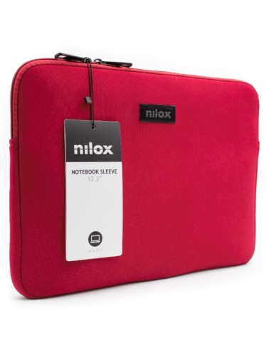 Nilox NXF1304 borsa per laptop 33,8 cm (13.3") Custodia a tasca Rosso