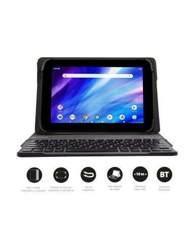 Nilox NXKB01 custodia per tablet 26,7 cm (10.5") Custodia a fondina Nero