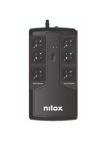 Nilox UPS OFFICE PREMIUM LI 850 VA gruppo di continuità (UPS) A linea interattiva 0,85 kVA 595 W