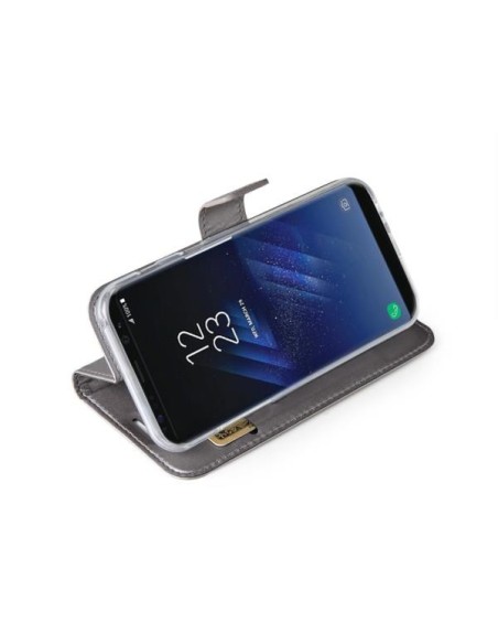 Celly Air custodia per cellulare 15,8 cm (6.2") Custodia a borsellino Argento