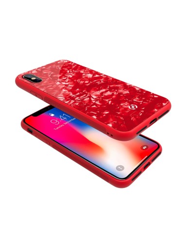 Celly Pearl custodia per cellulare 14,7 cm (5.8") Cover Rosso