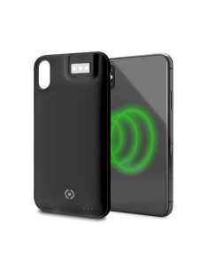 Celly PowerCase custodia per cellulare 14,7 cm (5.8") Cover Nero