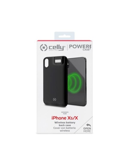 Celly PowerCase custodia per cellulare 14,7 cm (5.8") Cover Nero