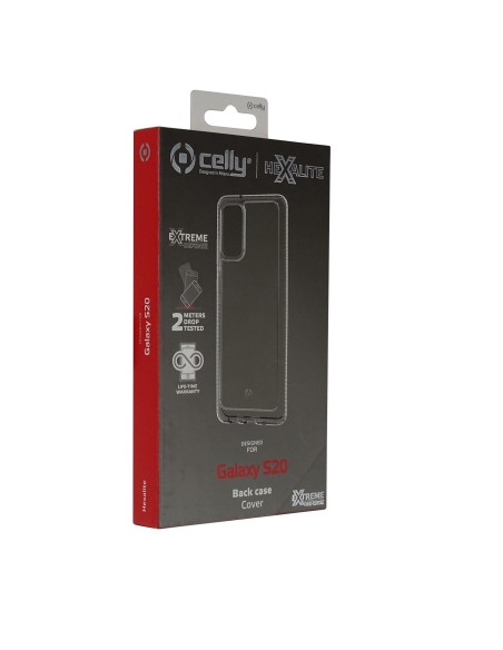 Celly HEXALITE990WH custodia per cellulare Custodia a sacchetto Trasparente Celly HEXALITE990WH custodia per cellulare Custodia a sacchetto Trasparente