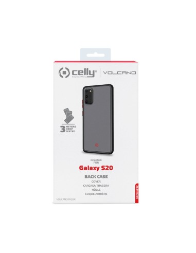 Celly VOLCANO custodia per cellulare 15,8 cm (6.2") Cover Grigio, Trasparente