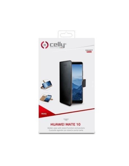 Celly Wally custodia per cellulare 15 cm (5.9") Custodia a libro Nero