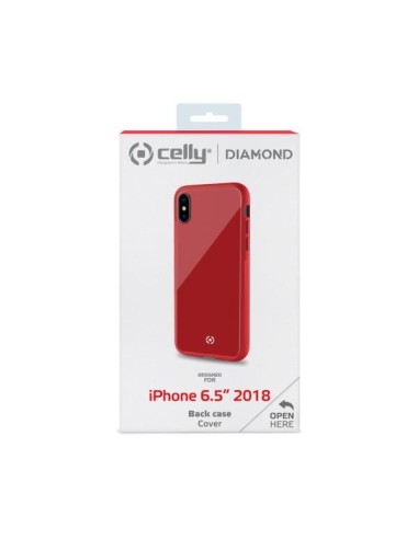 Celly Diamond custodia per cellulare 16,5 cm (6.5") Cover Rosso