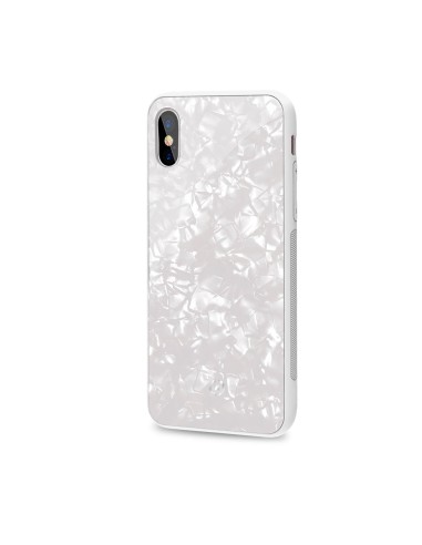 Celly Pearl custodia per cellulare 14,7 cm (5.8") Cover Bianco