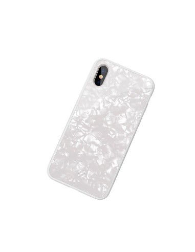 Celly Pearl custodia per cellulare 14,7 cm (5.8") Cover Bianco
