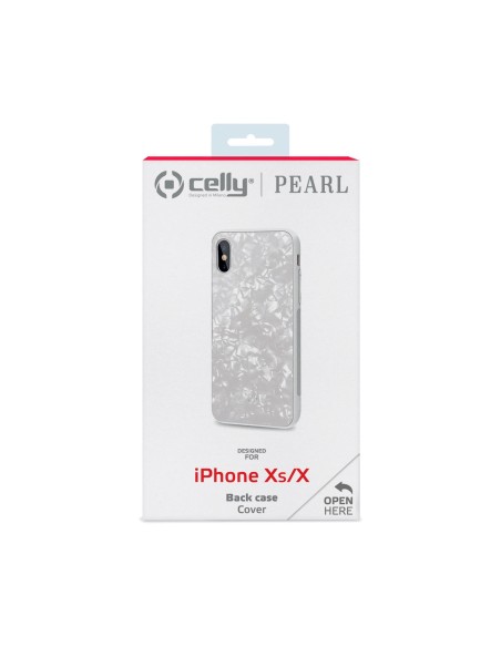 Celly Pearl custodia per cellulare 14,7 cm (5.8") Cover Bianco Celly Pearl custodia per cellulare 14,7 cm (5.8") Cover Bianco