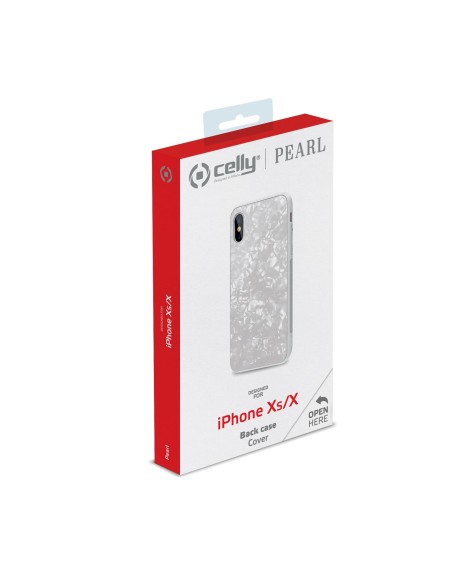 Celly Pearl custodia per cellulare 14,7 cm (5.8") Cover Bianco Celly Pearl custodia per cellulare 14,7 cm (5.8") Cover Bianco
