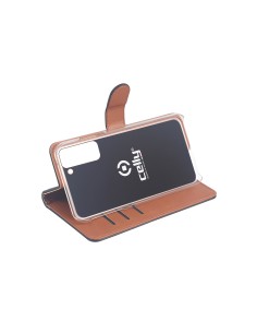 Celly Wally custodia per cellulare 15,8 cm (6.2") Custodia a libro Nero, Marrone 2