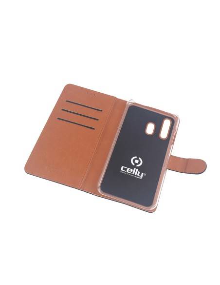 Celly WALLY832 custodia per cellulare 14,7 cm (5.8") Custodia a libro Nero
