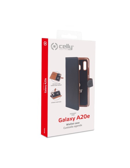 Celly WALLY832 custodia per cellulare 14,7 cm (5.8") Custodia a libro Nero