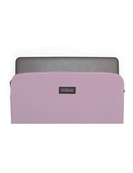 Nilox NXF1405 borsa per laptop 35,8 cm (14.1") Custodia a tasca Rosa