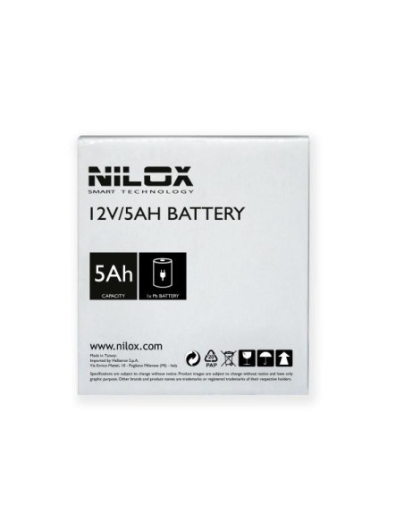 Nilox 17NXBA5A00001 batteria UPS Acido piombo (VRLA) 12 V 5 Ah