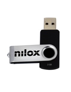 Nilox U2NIL2BL001 unità flash USB 2 GB USB tipo A 2.0 Nero