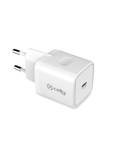 Celly TC1USBC20WWH Caricabatterie per dispositivi mobili Universale Bianco AC Interno