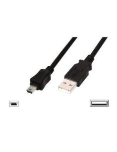 Nilox MGLP7123 cavo USB USB 2.0 5 m USB A Mini-USB B Nero