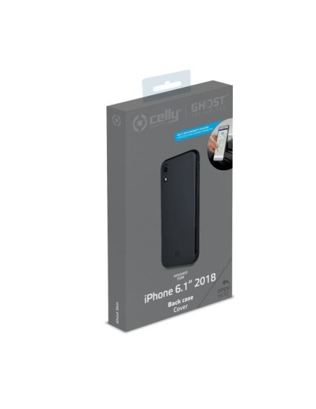 Celly Ghost Skin custodia per cellulare 15,4 cm (6.06") Cover Nero Celly Ghost Skin custodia per cellulare 15,4 cm (6.06") Cover Nero
