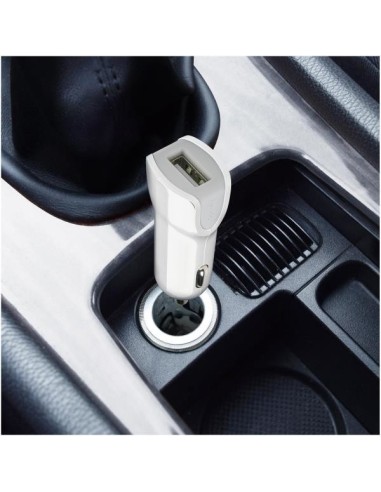 Celly GIULIOCESAREWH Caricabatterie per dispositivi mobili Universale Bianco Accendisigari Auto
