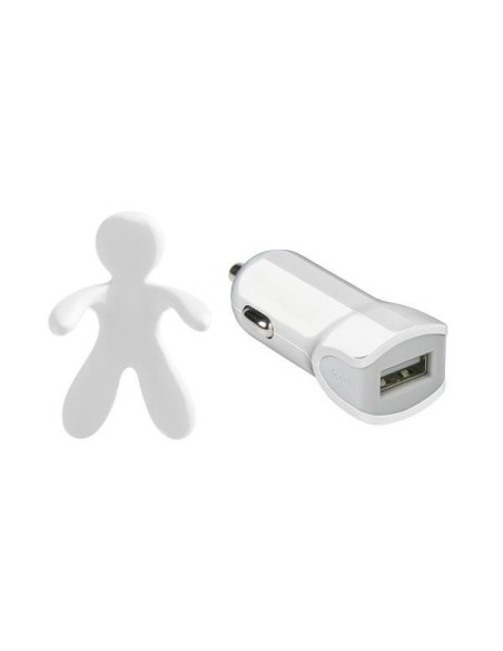 Celly GIULIOCESAREWH Caricabatterie per dispositivi mobili Universale Bianco Accendisigari Auto