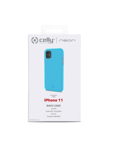 Celly NEON1001LB custodia per cellulare 15,5 cm (6.1") Cover Blu