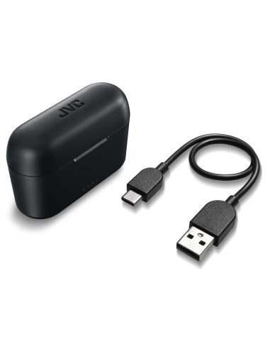JVC HA-A3T Auricolare True Wireless Stereo (TWS) In-ear Musica e Chiamate Bluetooth Nero