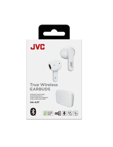 JVC HA-A3T Auricolare True Wireless Stereo (TWS) In-ear Musica e Chiamate Bluetooth Bianco