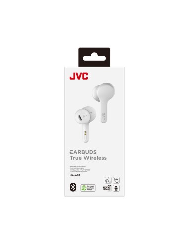 JVC HA-A8T-W Cuffie True Wireless Stereo (TWS) In-ear MUSICA Bluetooth Bianco