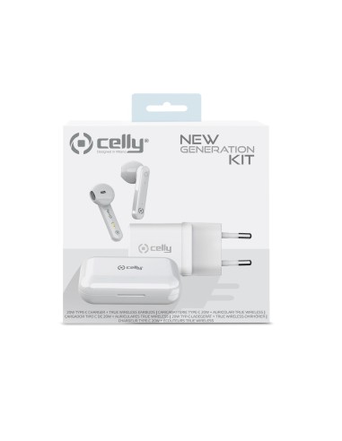 Celly Newgenkitpro20 Wireless In-ear Bianco