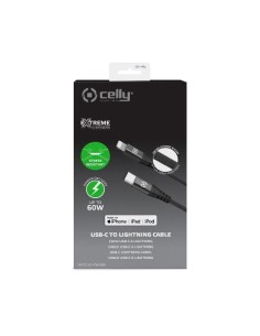 Celly USBCLIGHTNYLBK cavo Lightning 1 m Nero 2