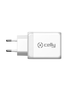 Celly TC3GAN65WWH Caricabatterie per dispositivi mobili Computer portatile, Smartphone, Tablet Bianco AC Interno 2
