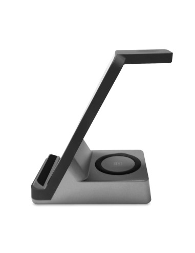 Celly WLSTAND3IN1BK Caricabatterie per dispositivi mobili Fotocamera, Comandi di gaming, Cuffie, Telefono cellulare, Power