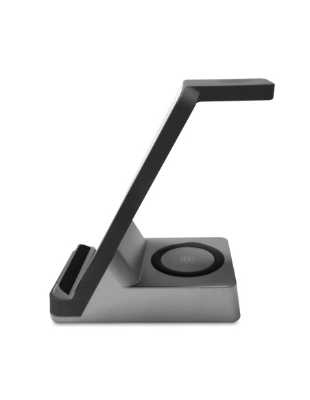 Celly WLSTAND3IN1BK Caricabatterie per dispositivi mobili Fotocamera, Comandi di gaming, Cuffie, Telefono cellulare, Power