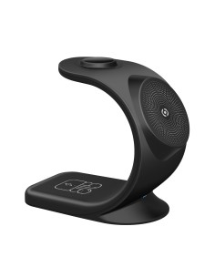 Celly MAGSTAND3IN1BK Caricabatterie per dispositivi mobili Smartphone Nero USB Carica wireless Interno