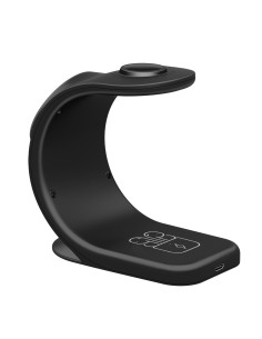 Celly MAGSTAND3IN1BK Caricabatterie per dispositivi mobili Smartphone Nero USB Carica wireless Interno 2