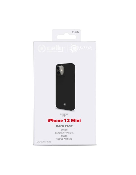 Celly Cromo custodia per cellulare 13,7 cm (5.4") Cover Nero Celly Cromo custodia per cellulare 13,7 cm (5.4") Cover Nero