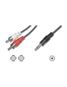 Nilox NX090703102 cavo audio 3 m 3.5mm 2 x RCA + 3.5mm Nero
